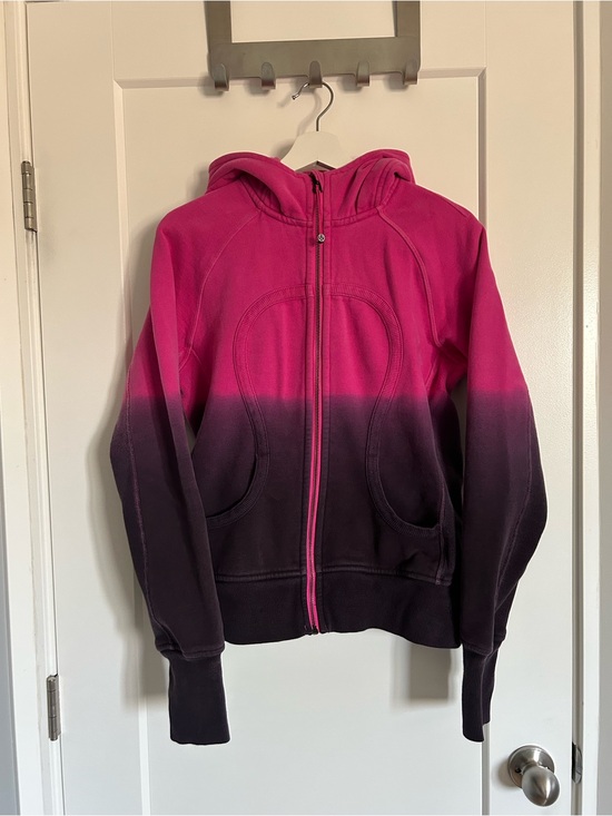 lululemon athletica Sweaters - Lululemon Pink & Purple Ombre Full-Zip Scuba Hoodie